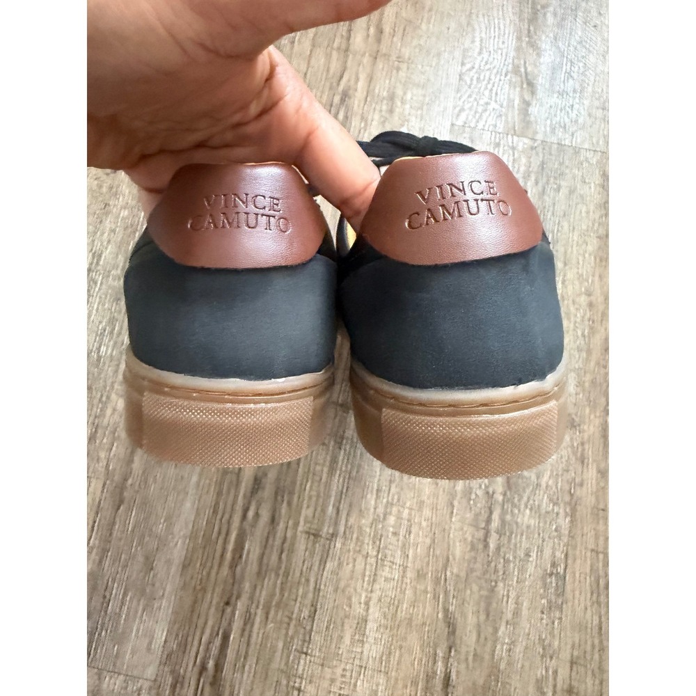 Vince Camuto Elowin Mens Black Gum Sole Sneakers Size 8M Low Top Lace Up Shoes - Picture 5 of 9